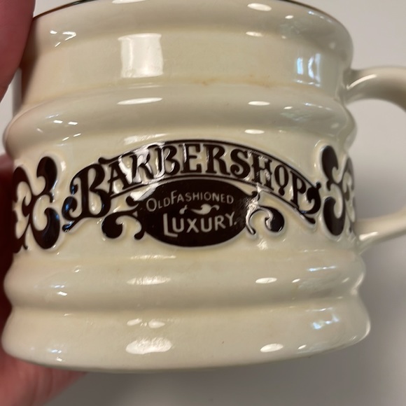 Franklin Toiletry Co Barbershop Old Fashioned Luxury Shaving Cream Mug Cup - Picture 4 of 5